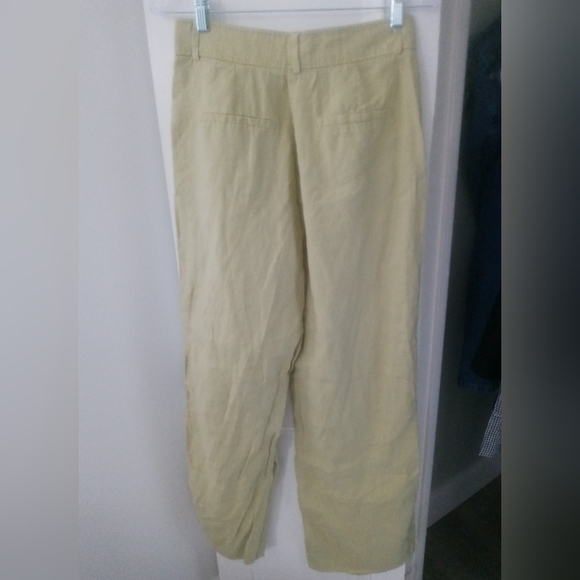 Everlane 100% Linen Pants. Green. Size 6. Waist 29. Perfect Condition. - Picture 11 of 17